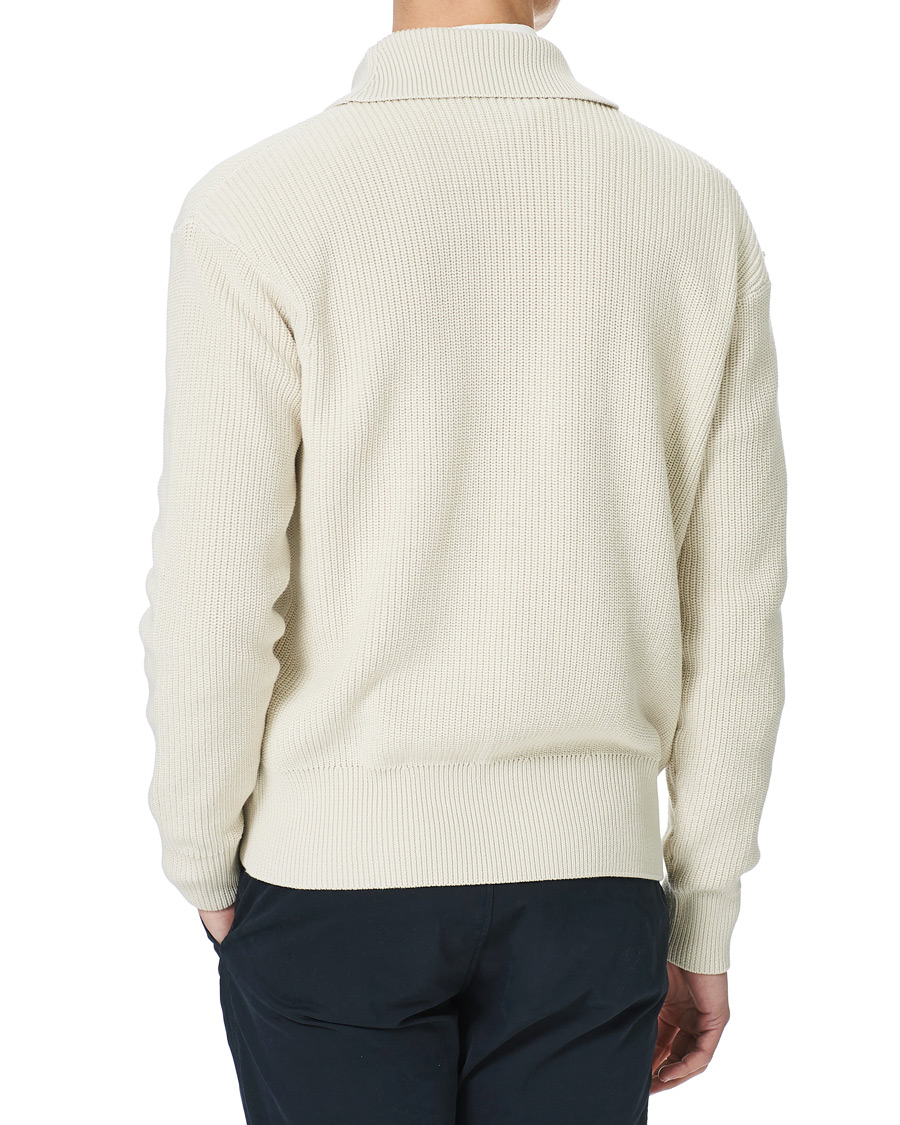 Herr | Tröjor | BOSS BLACK | BOSS Etion Shawl Collar Cardigan Open White