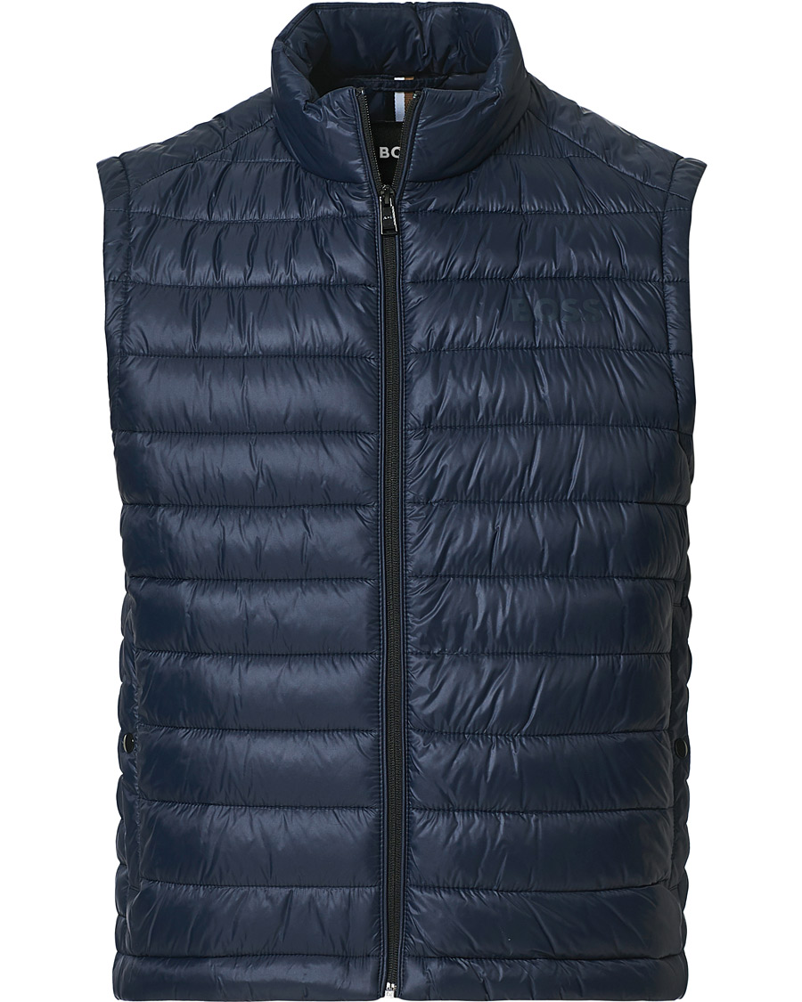 Herr | Västar | BOSS BLACK | Calano Down Vest Dark Blue