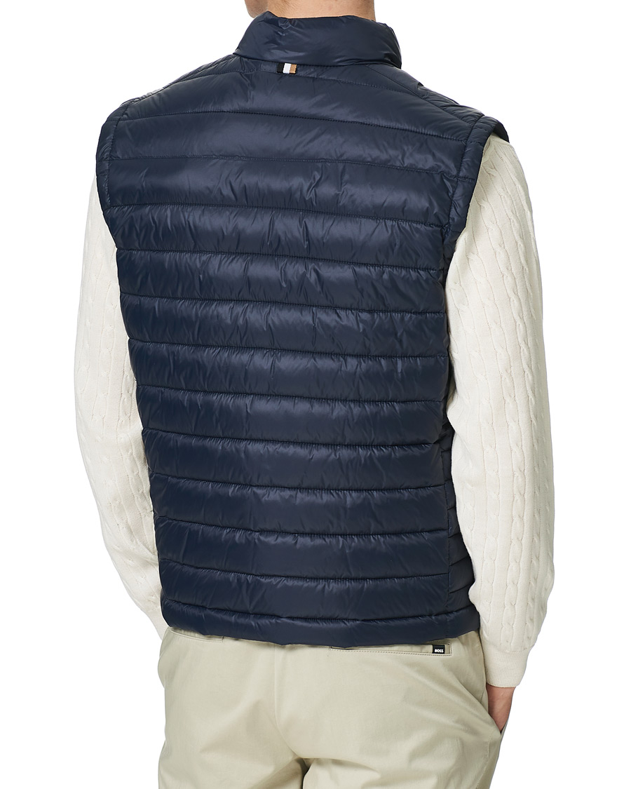 Herr | Västar | BOSS BLACK | Calano Down Vest Dark Blue