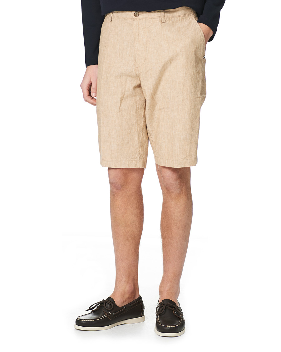 Herr | Shorts | BOSS BLACK | BOSS Rigan Linen Shorts Medium Beige