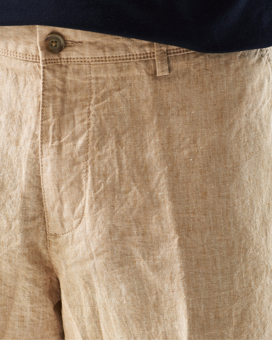 Herr | Shorts | BOSS BLACK | BOSS Rigan Linen Shorts Medium Beige