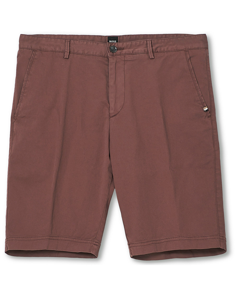 Herr | Shorts | BOSS BLACK | BOSS Slice Chino Shorts Dark Red