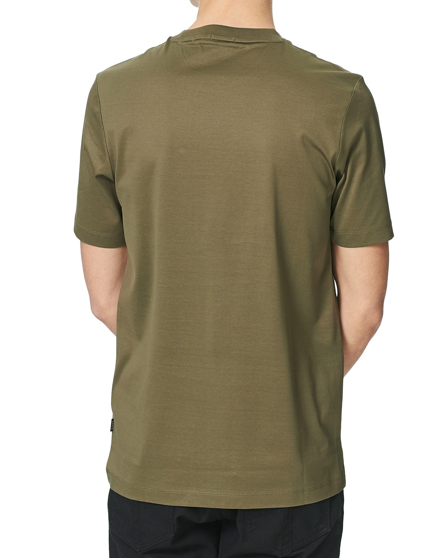 Herr | T-Shirts | BOSS BLACK | BOSS Tessler Photoprint Crew Neck Tee Open Green