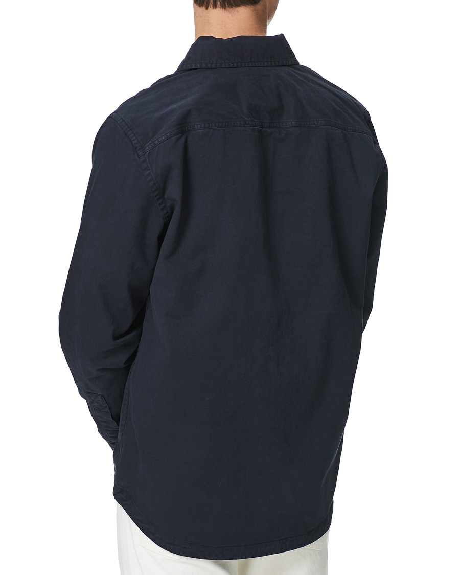 Herr | Skjortor | BOSS ORANGE | BOSS Casual Locky Pocket Overshirt Dark Blue