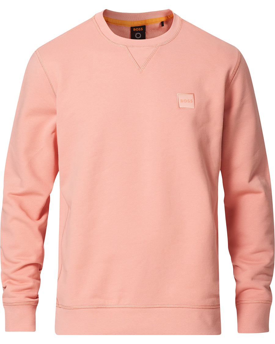 Herr | Tröjor | BOSS ORANGE | BOSS Casual Westart Logo Sweatshirt Pastel Red
