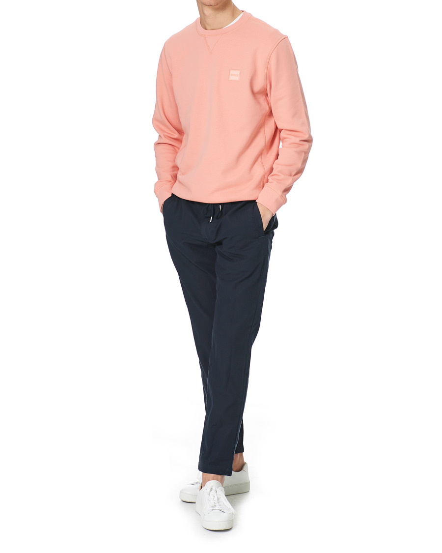 Herr | Tröjor | BOSS ORANGE | BOSS Casual Westart Logo Sweatshirt Pastel Red