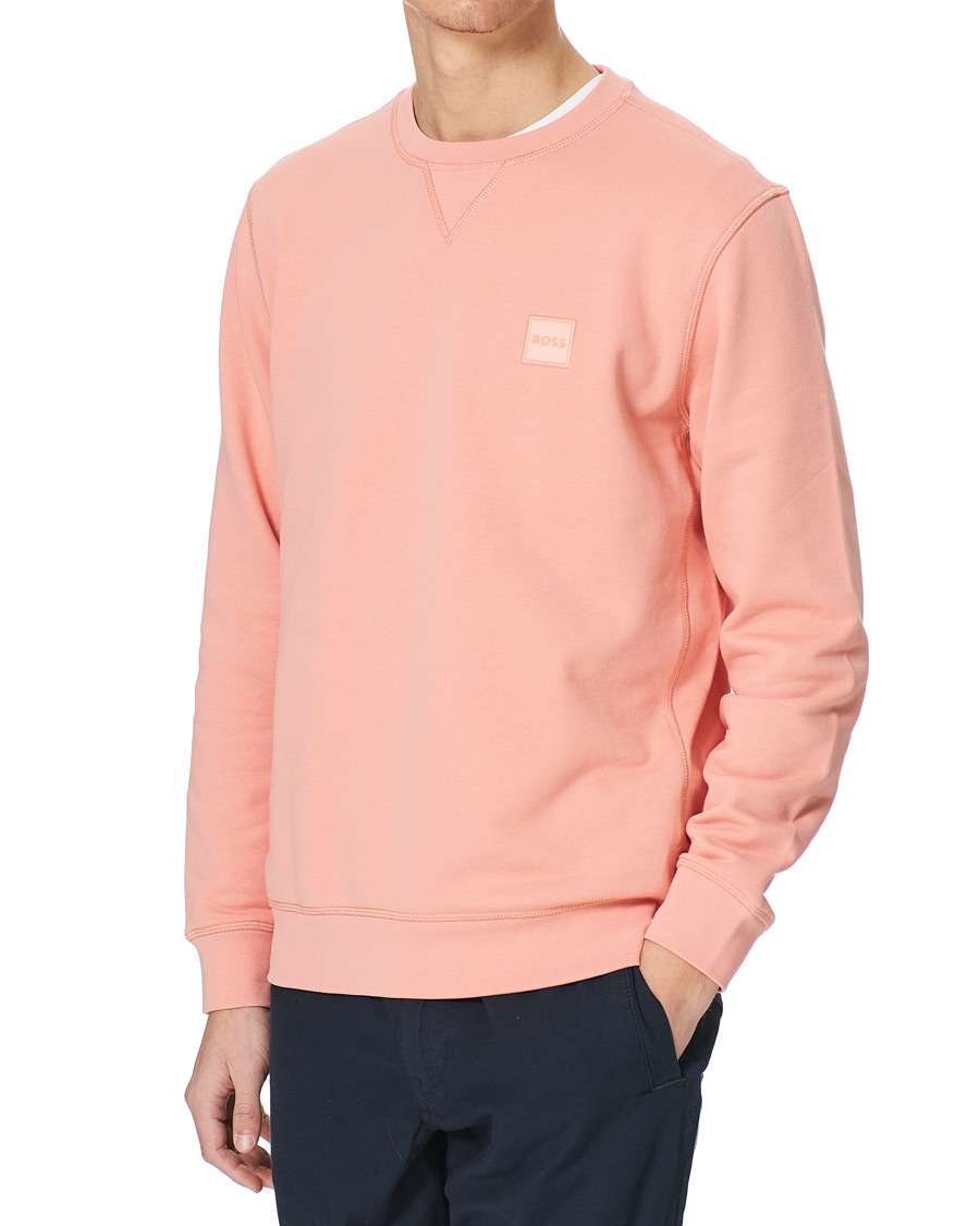 Herr | Tröjor | BOSS ORANGE | BOSS Casual Westart Logo Sweatshirt Pastel Red