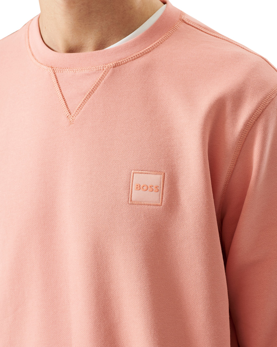 Herr | Tröjor | BOSS ORANGE | BOSS Casual Westart Logo Sweatshirt Pastel Red