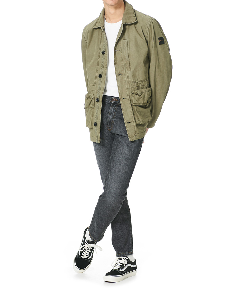 Herr | Jackor | BOSS ORANGE | BOSS Casual Osmar Field Jacket Open Green