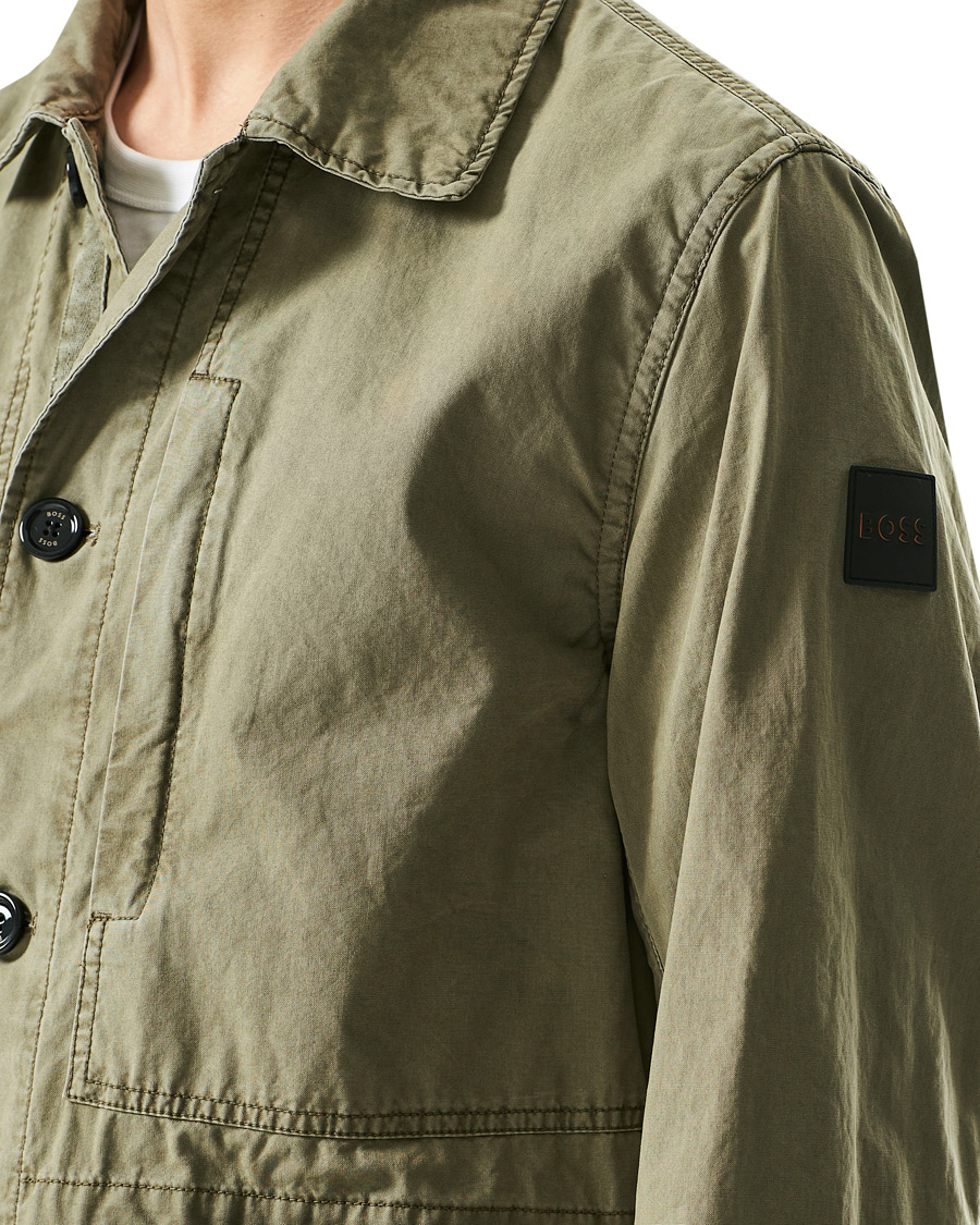 Herr | Jackor | BOSS ORANGE | BOSS Casual Osmar Field Jacket Open Green