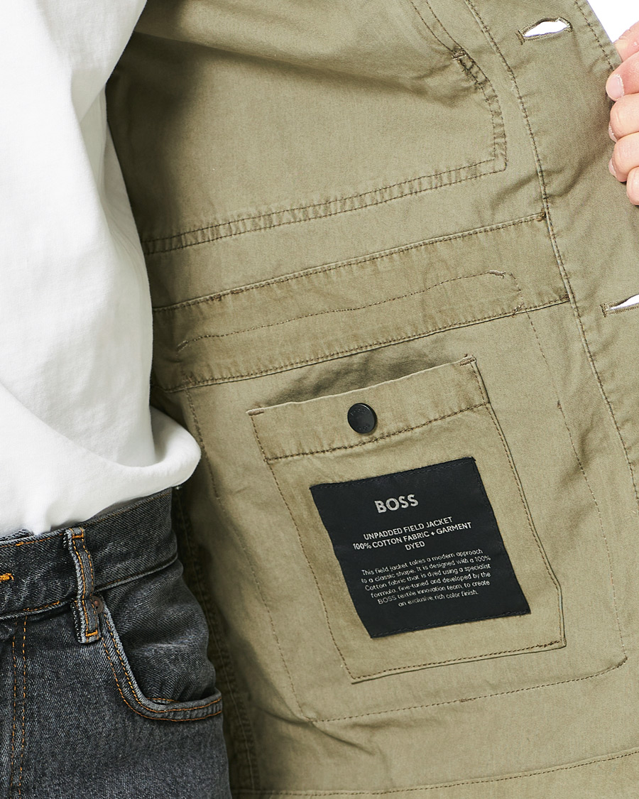 Herr | Jackor | BOSS ORANGE | BOSS Casual Osmar Field Jacket Open Green