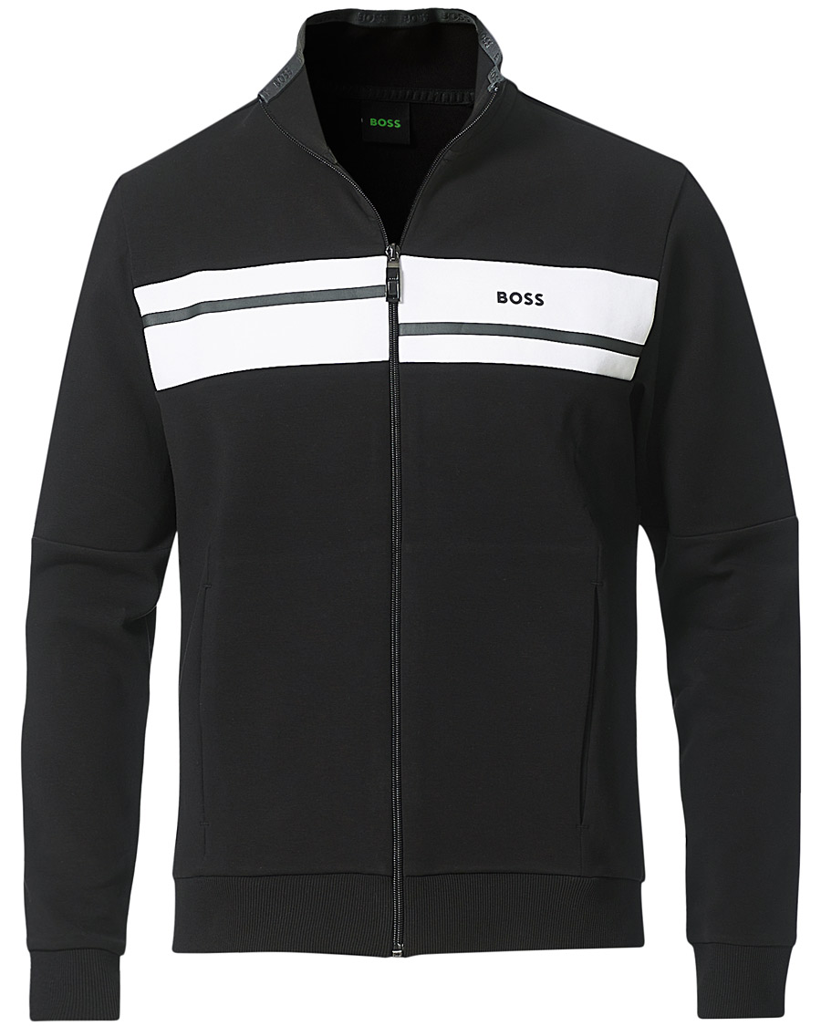 Herr | Tröjor | BOSS GREEN | BOSS Athleisure Skaz Full Zip Black