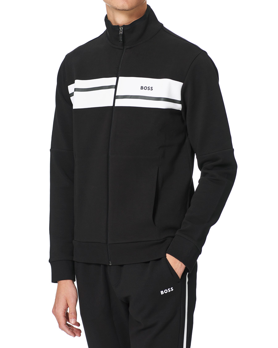 Herr | Tröjor | BOSS GREEN | BOSS Athleisure Skaz Full Zip Black