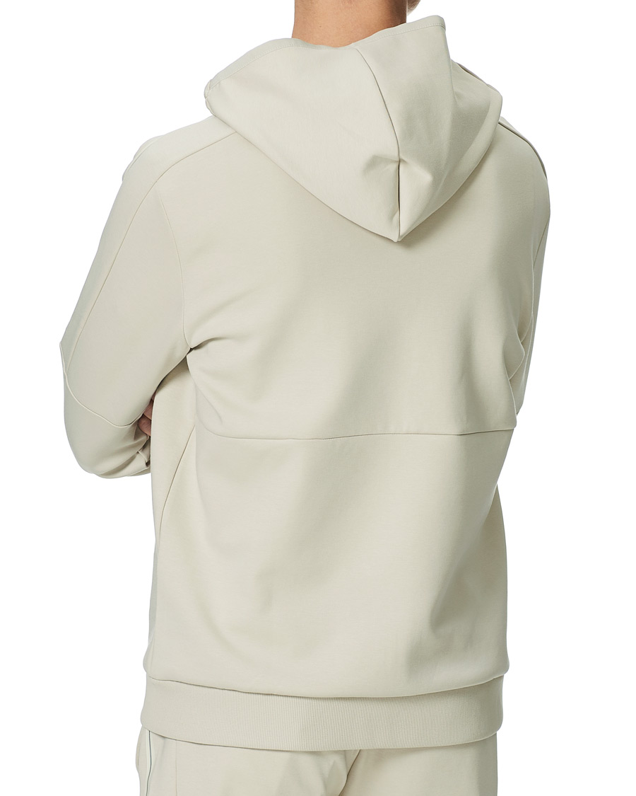 Herr | Tröjor | BOSS GREEN | BOSS Athleisure Saggy Full Zip Hoodie Light Beige