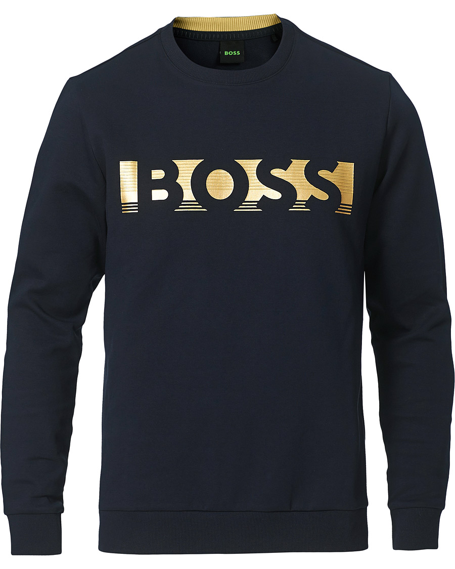 Herr | Tröjor | BOSS GREEN | BOSS Athleisure Salbo Sweatshirt Dark Blue