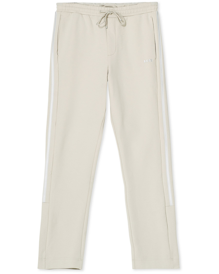 Herr | Byxor | BOSS GREEN | BOSS Athleisure Hadim Sweatpants Light Beige