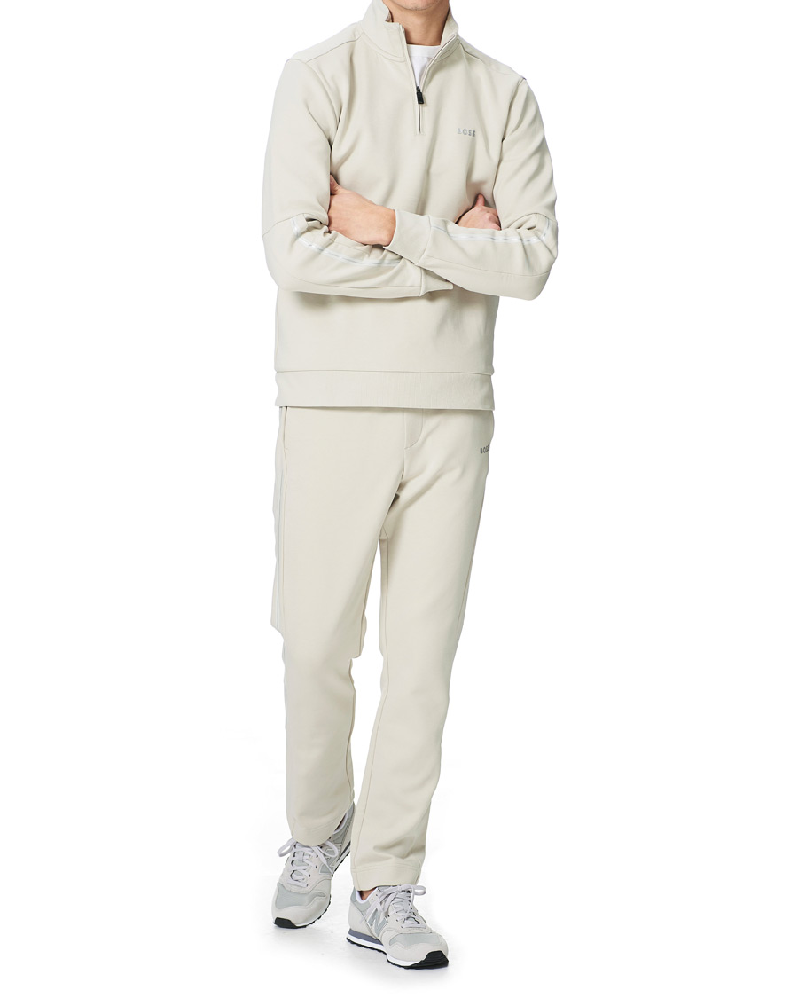 Herr | Byxor | BOSS GREEN | BOSS Athleisure Hadim Sweatpants Light Beige