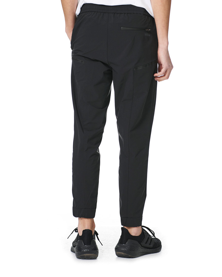 Herr | Byxor | BOSS GREEN | BOSS Athleisure Shinobi Taped Logo Pants Black