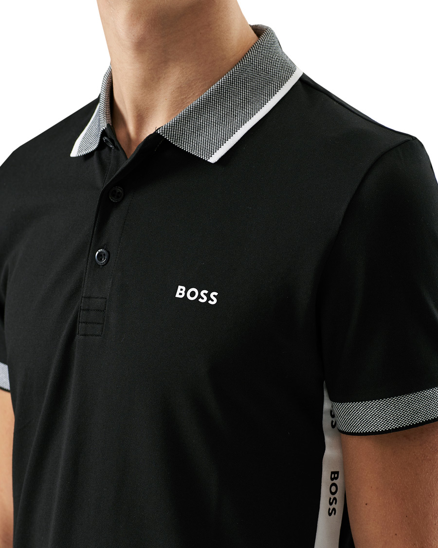 Herr | Pikéer | BOSS GREEN | BOSS Athleisure Paule Logo Polo Black