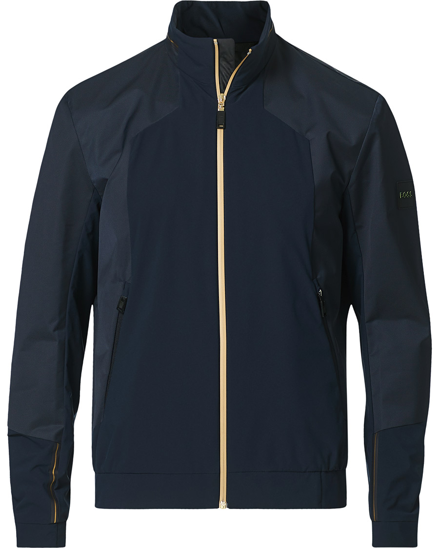 Herr | Jackor | BOSS GREEN | BOSS Athleisure Furio Taped Logo Jacket Dark Blue