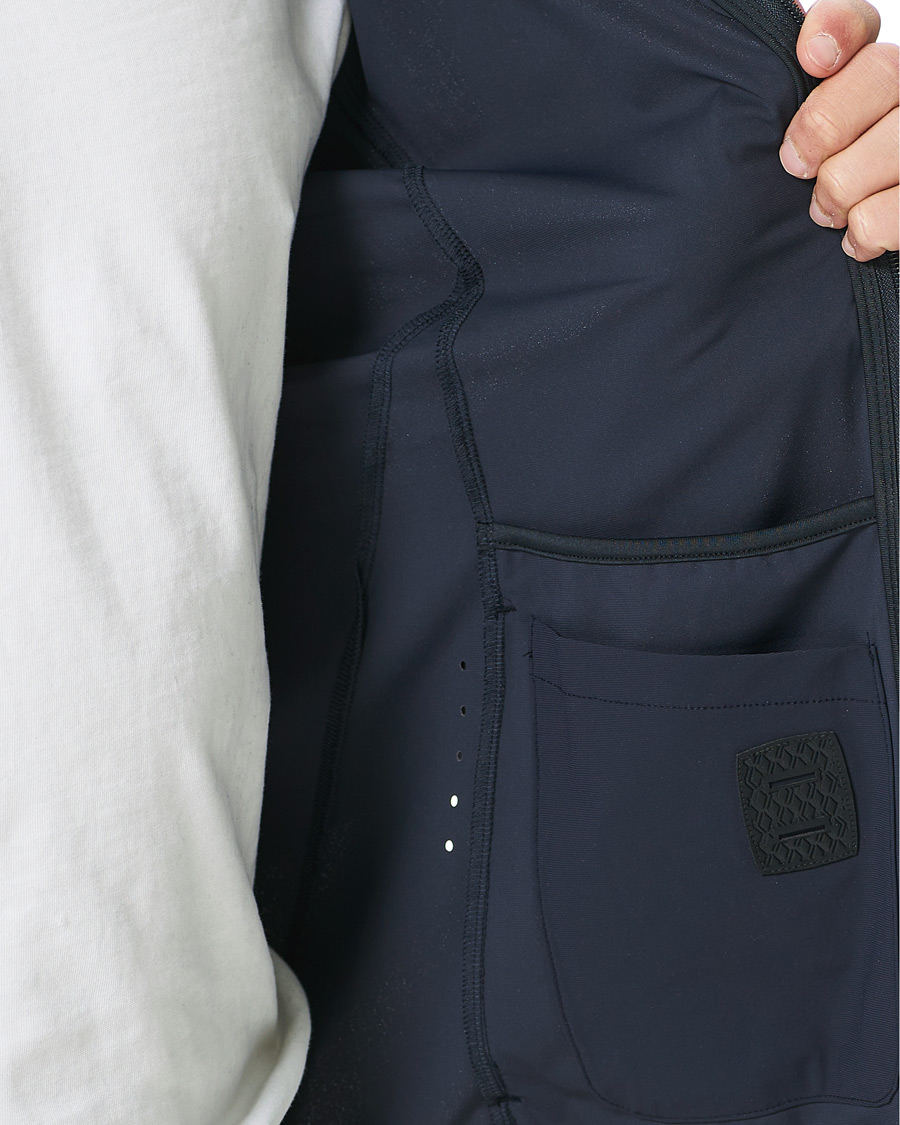 Herr | Tröjor | BOSS GREEN | BOSS Athleisure Swoven Zip Jacket Dark Blue