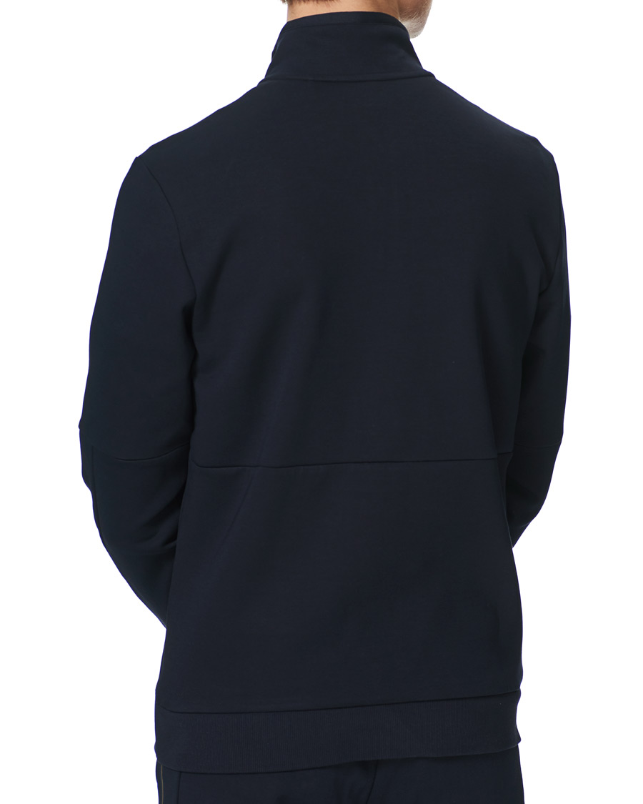 Herr | Tröjor | BOSS GREEN | BOSS Athleisure Sweat Half Zip Dark Blue