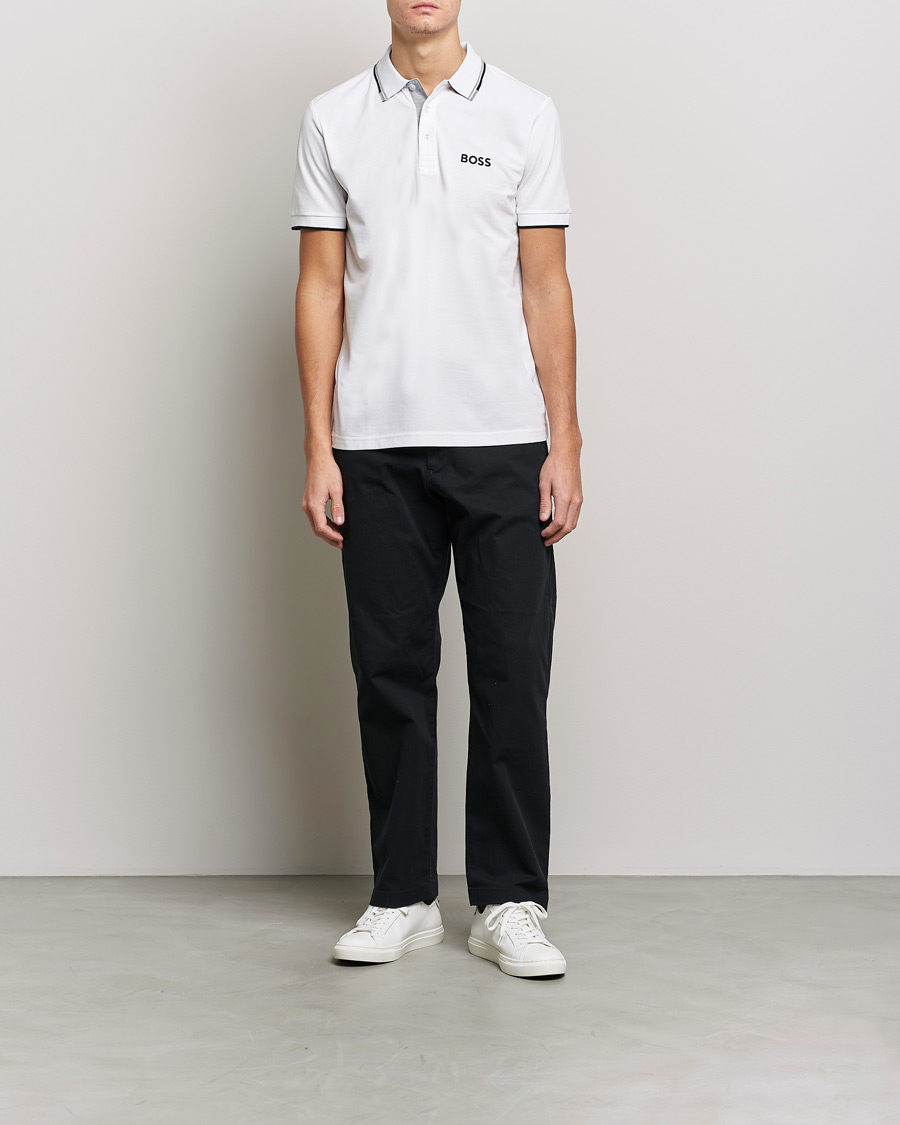 Herr | Pikéer | BOSS GREEN | Paddy Pro Piké White