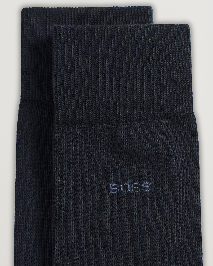 Herr | Strumpor | BOSS BLACK | 2-Pack RS Uni Socks Dark Blue