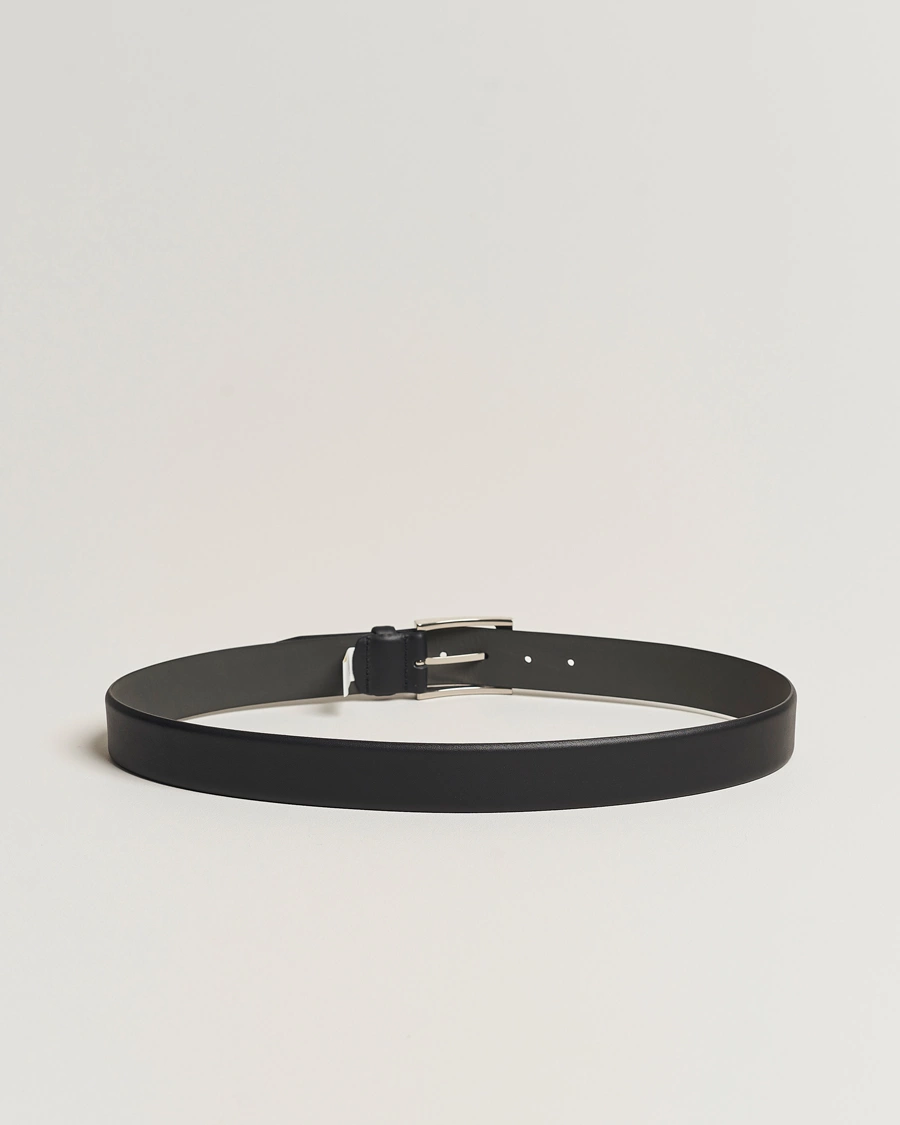 Herr | BOSS BLACK | BOSS BLACK | Barnabie Leather Belt 3,5 cm Black