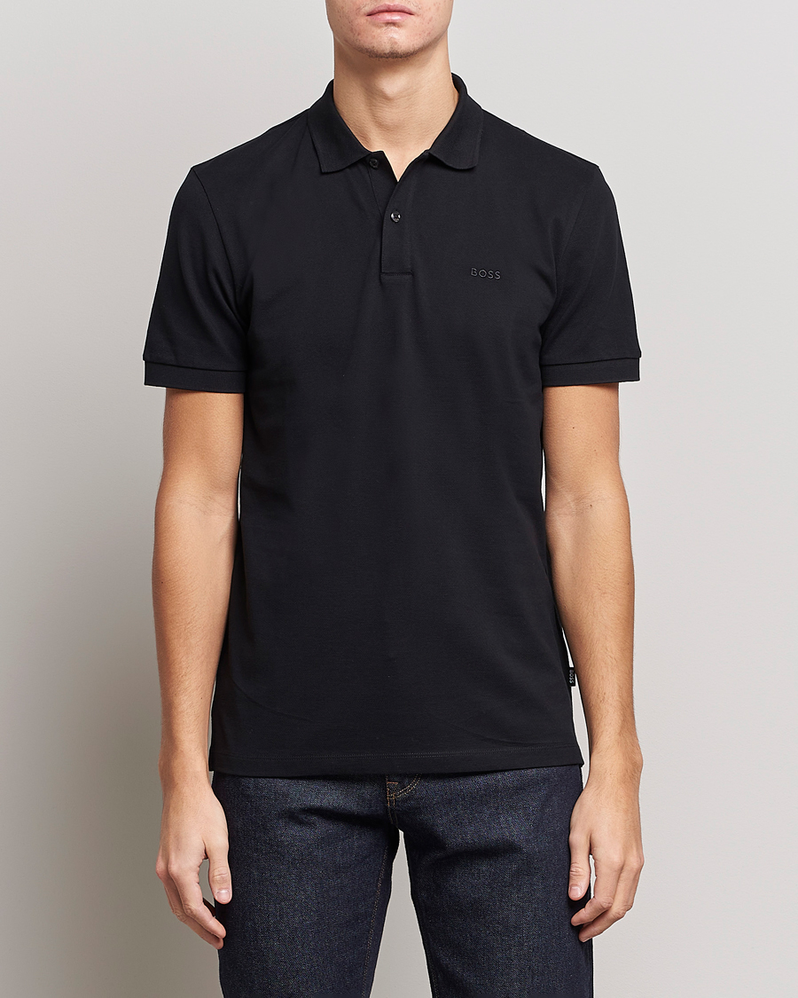 Herr | Kortärmade pikéer | BOSS BLACK | Pallas Polo Black