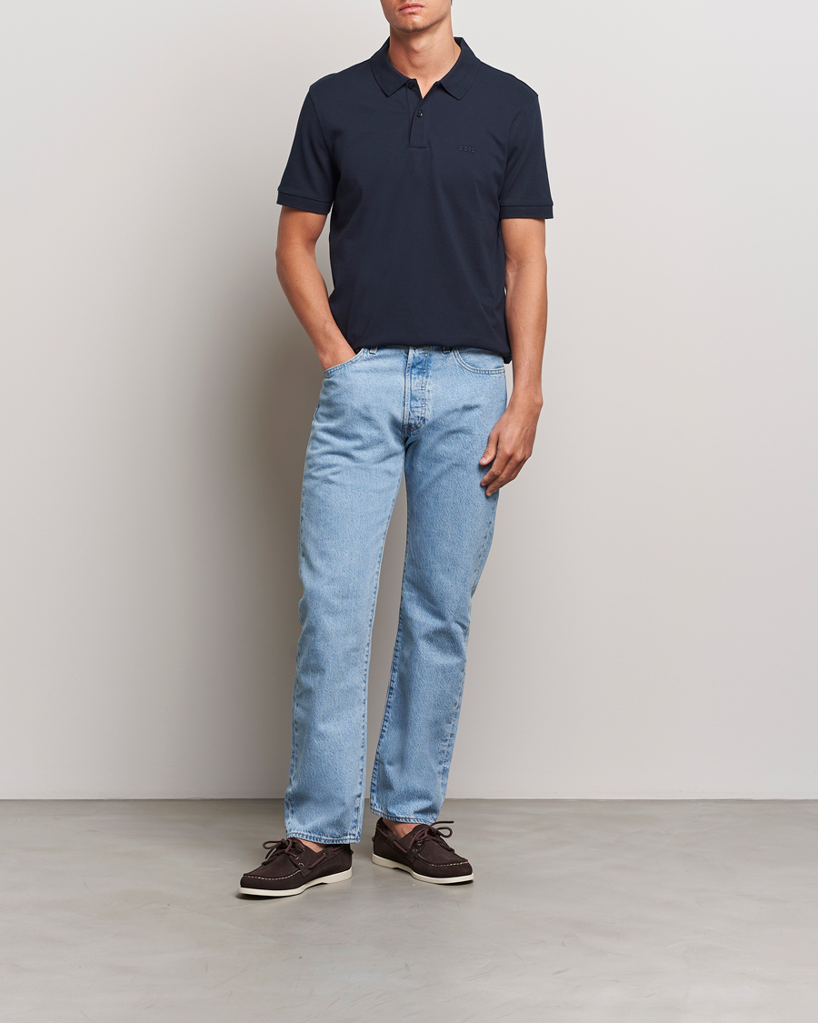 Herr | Pikéer | BOSS BLACK | Pallas Polo Dark Blue