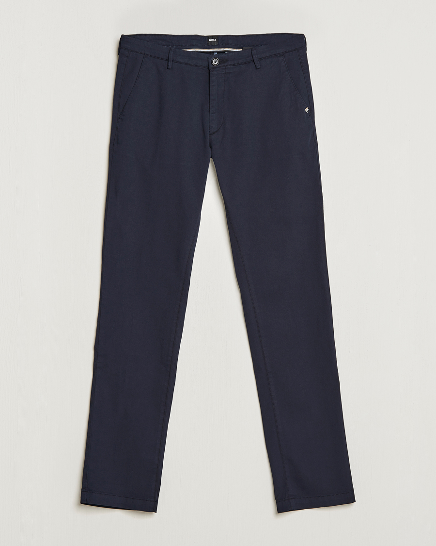 Herr | Byxor | BOSS BLACK | Rice 3D Chinos Dark Blue