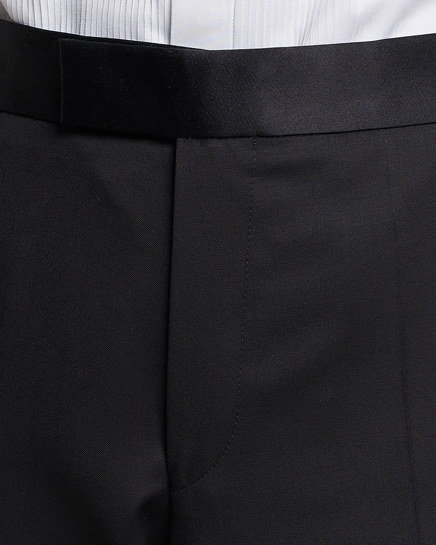 Herr | Byxor | BOSS BLACK | Lenon Tuxedo Trousers Black