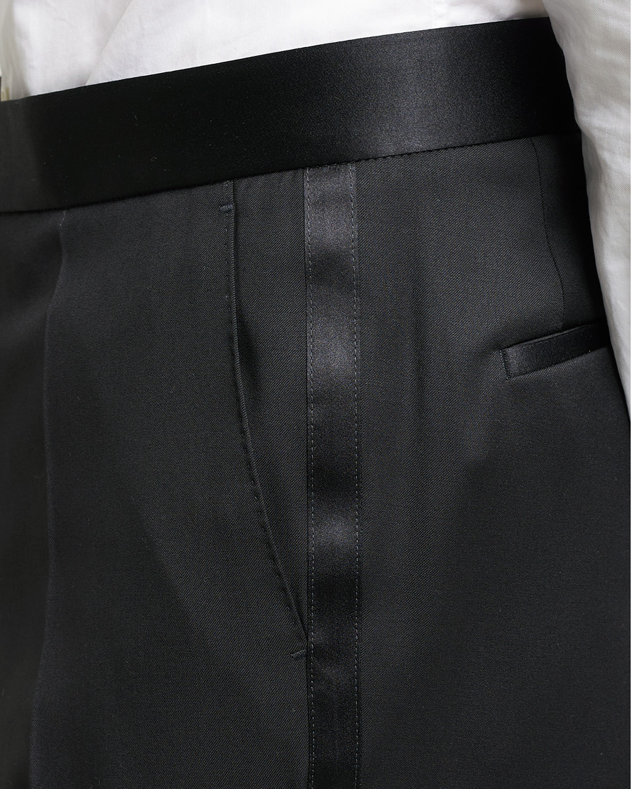 Herr | Byxor | BOSS BLACK | Genius Tuxedo Trousers Black