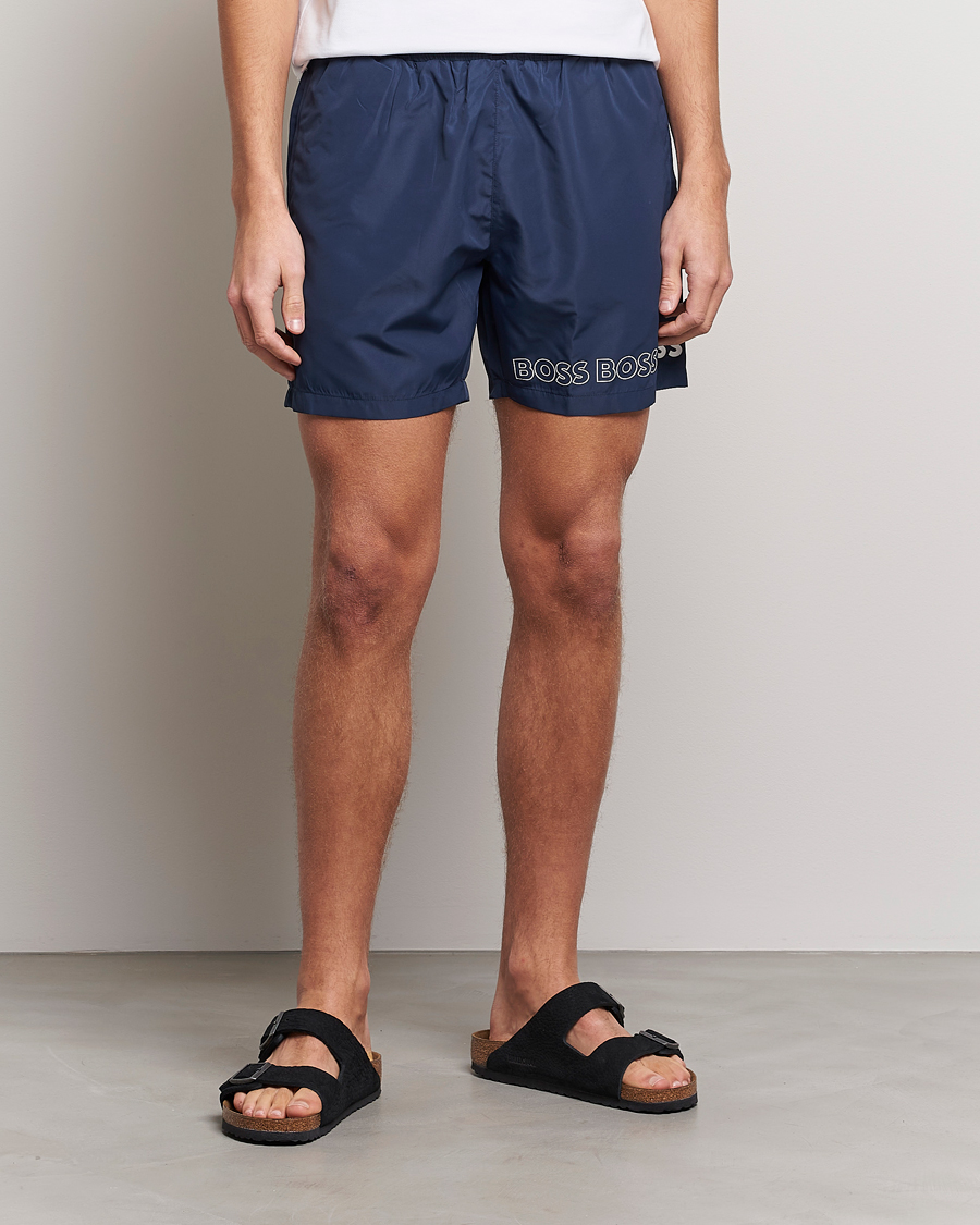 Herr | Avdelningar | BOSS BLACK | Dolphin Swimshorts Navy