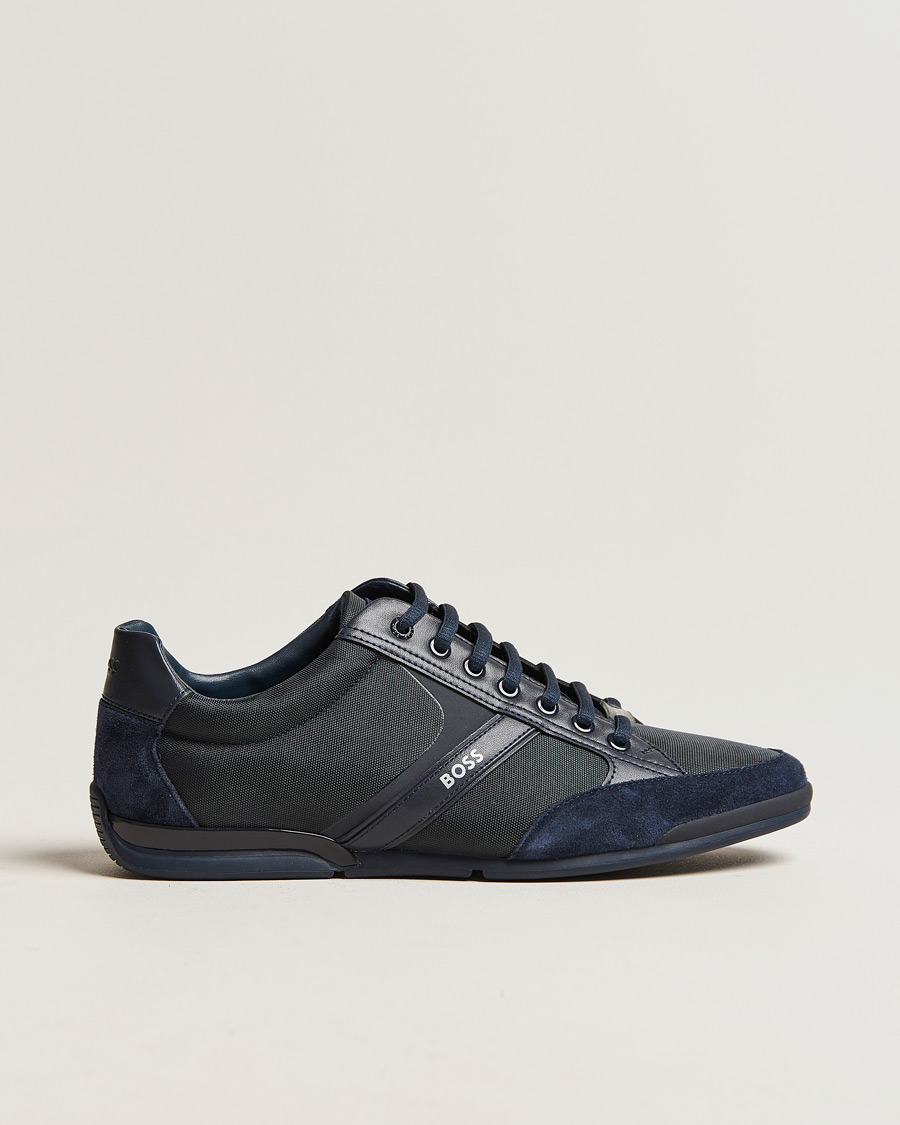 Herr | Saturn Low Sneaker Navy | BOSS GREEN | Saturn Low Sneaker Navy