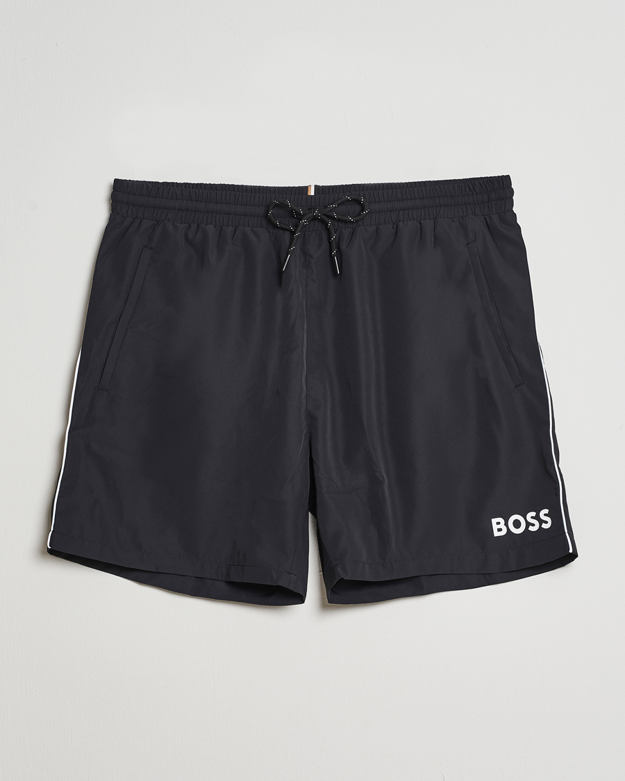 Herr | Badbyxor | BOSS BLACK | Starfish Swimshorts Black