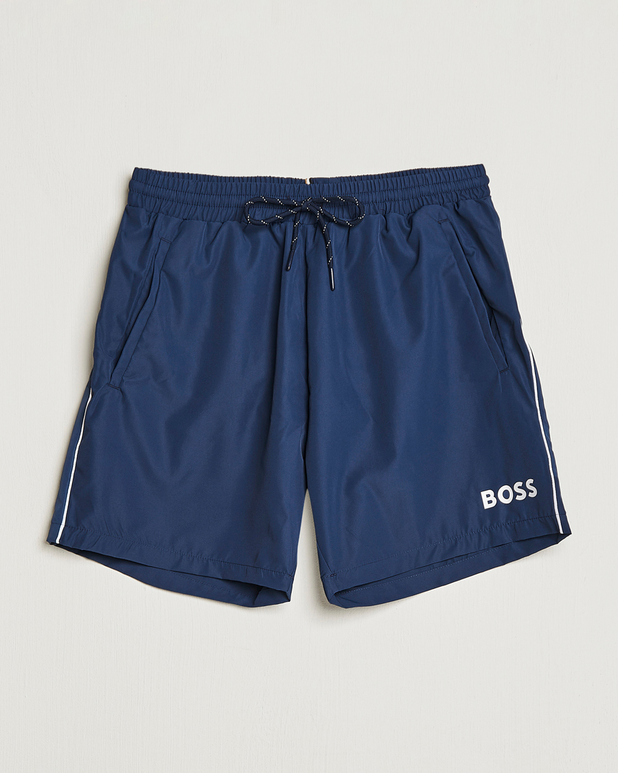 Herr | Badbyxor | BOSS BLACK | Starfish Swimshorts Navy