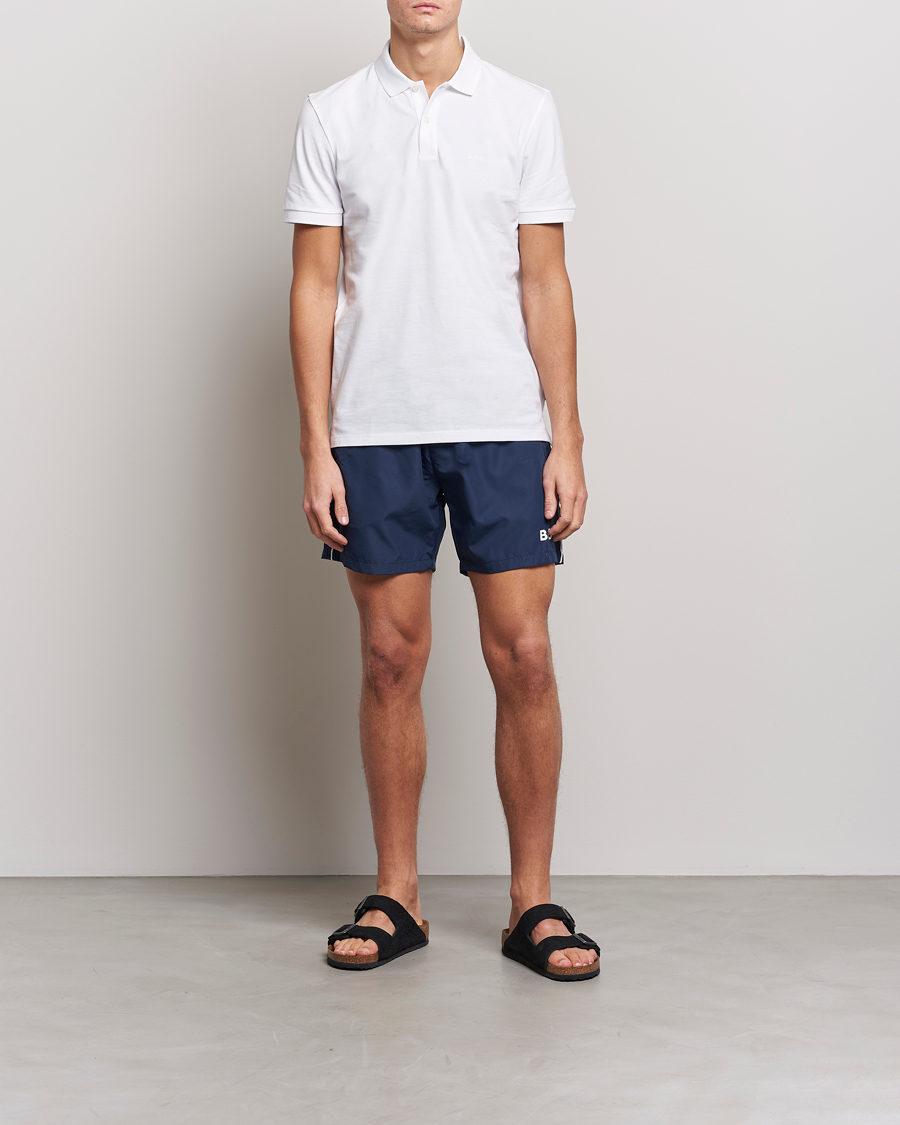 Herr | Badbyxor | BOSS BLACK | Starfish Swimshorts Navy