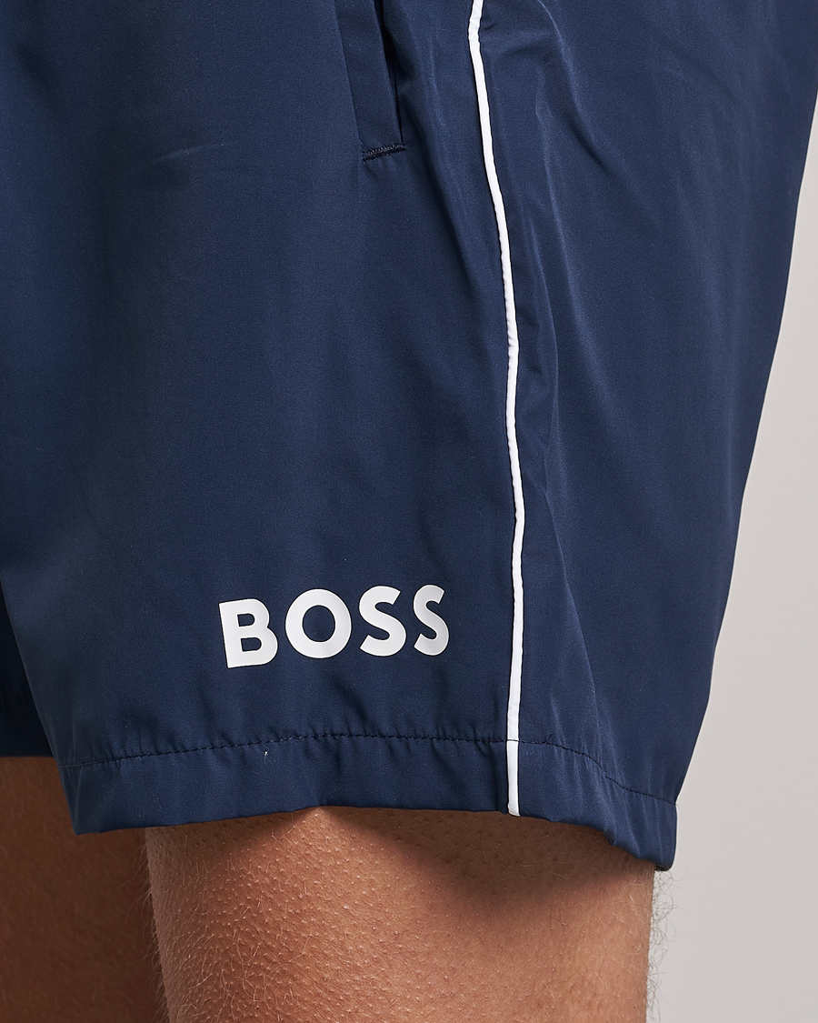 Herr | Badbyxor | BOSS BLACK | Starfish Swimshorts Navy