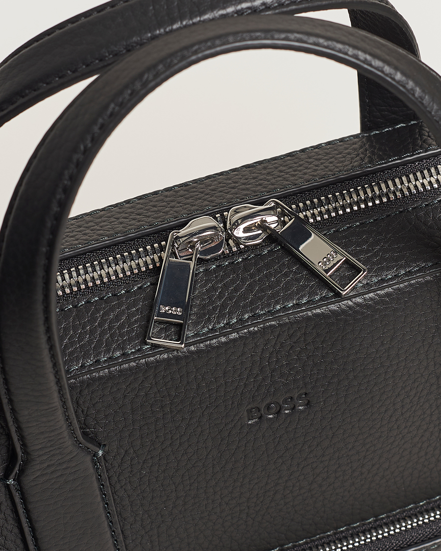 Herr | Väskor | BOSS BLACK | Crosstown Computer Leather Bag Black
