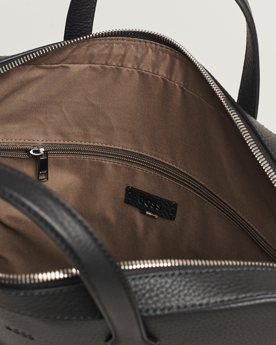 Herr | Väskor | BOSS BLACK | Crosstown Computer Leather Bag Black
