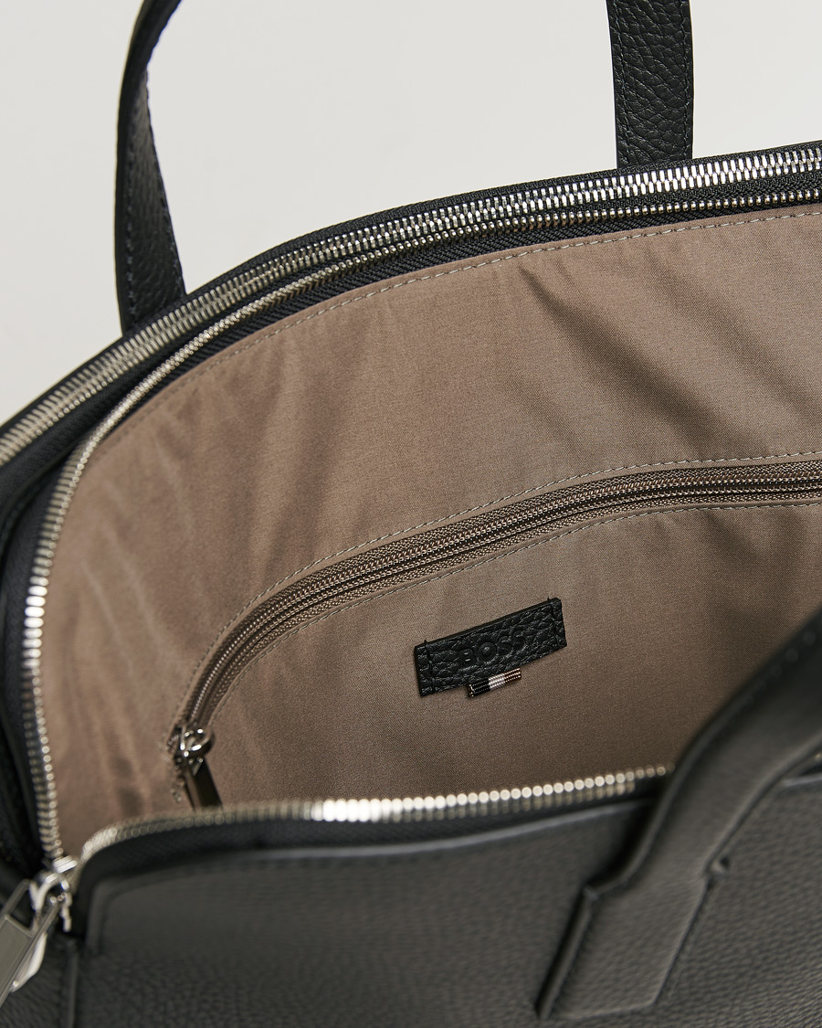 Herr | Väskor | BOSS BLACK | Crosstown Slim Computer Leather Bag Black