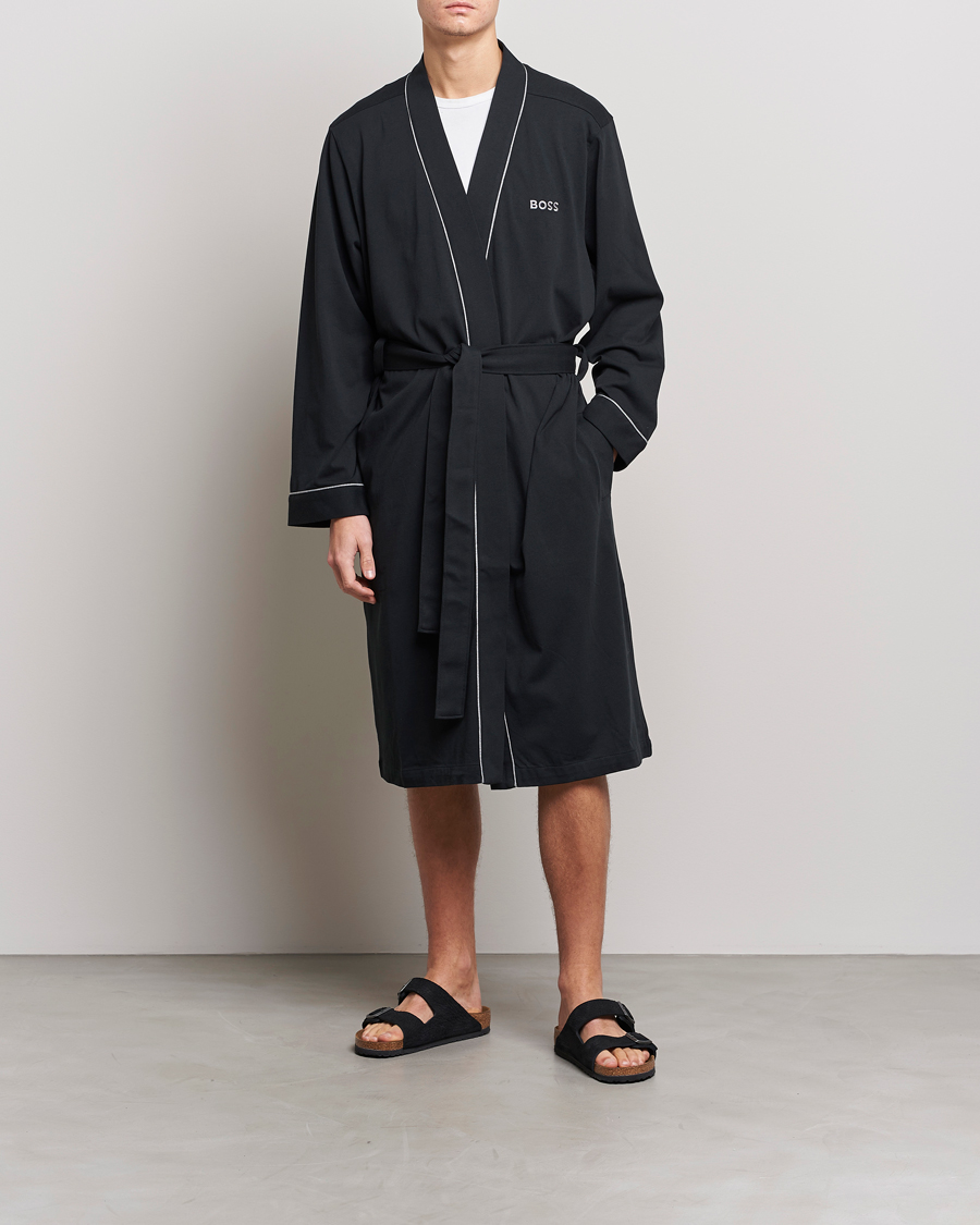 Herr | Pyjamas & Morgonrockar | BOSS | Kimono Black