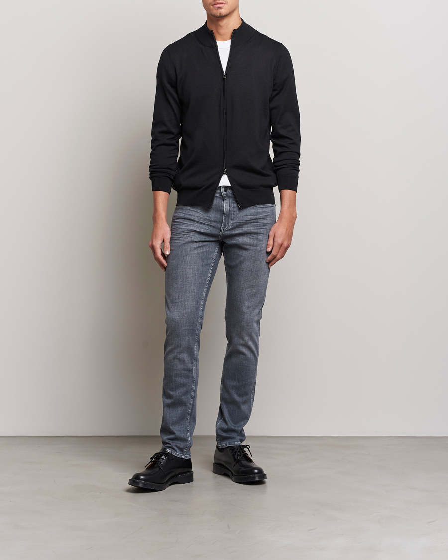Herr | Jeans | BOSS BLACK | Delaware Slim Fit Stretch Jeans Medium Grey