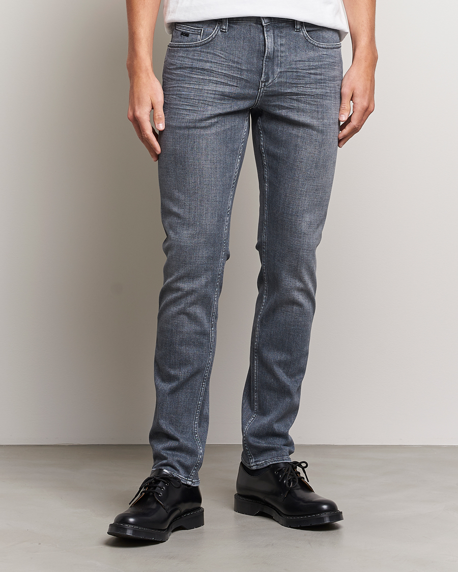 Herr | BOSS | BOSS BLACK | Delaware Slim Fit Stretch Jeans Medium Grey