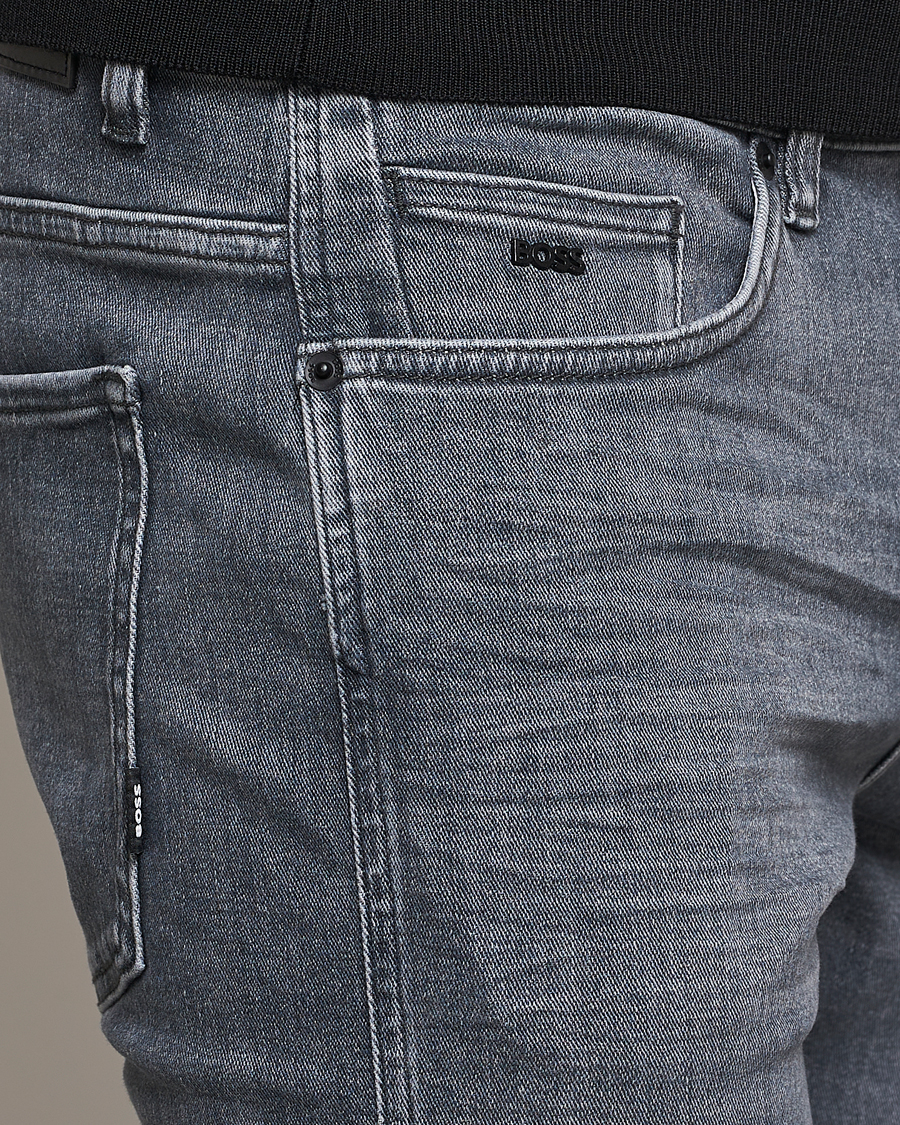 Herr | Jeans | BOSS BLACK | Delaware Slim Fit Stretch Jeans Medium Grey