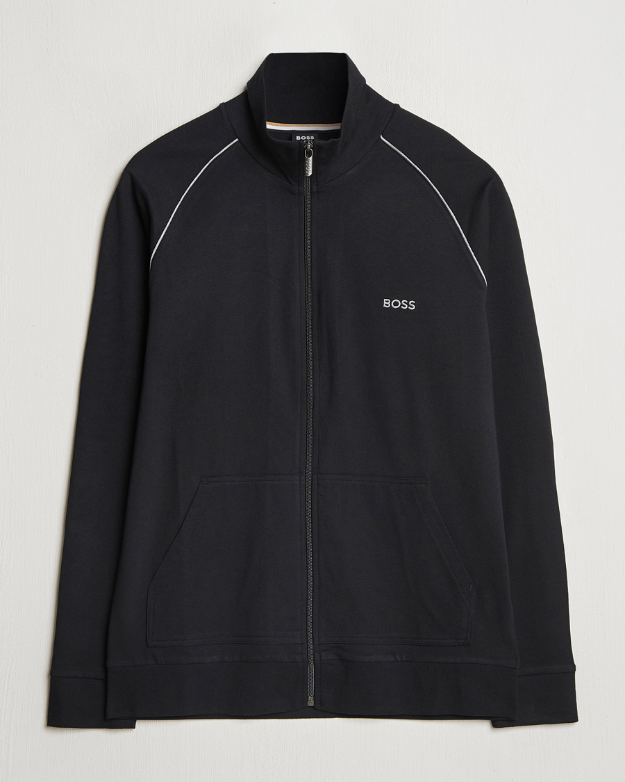 Herr | Tröjor | BOSS BLACK | Mix & Match Full Zip Jacket Black