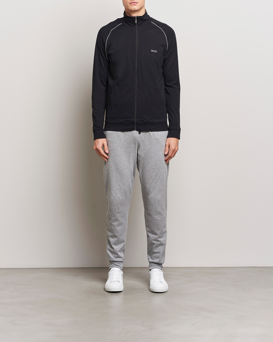 Herr | Tröjor | BOSS BLACK | Mix & Match Full Zip Jacket Black