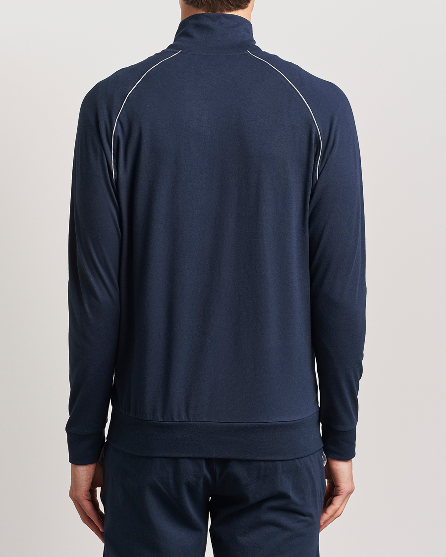 Herr | Tröjor | BOSS BLACK | Mix & Match Full Zip Jacket Dark Blue